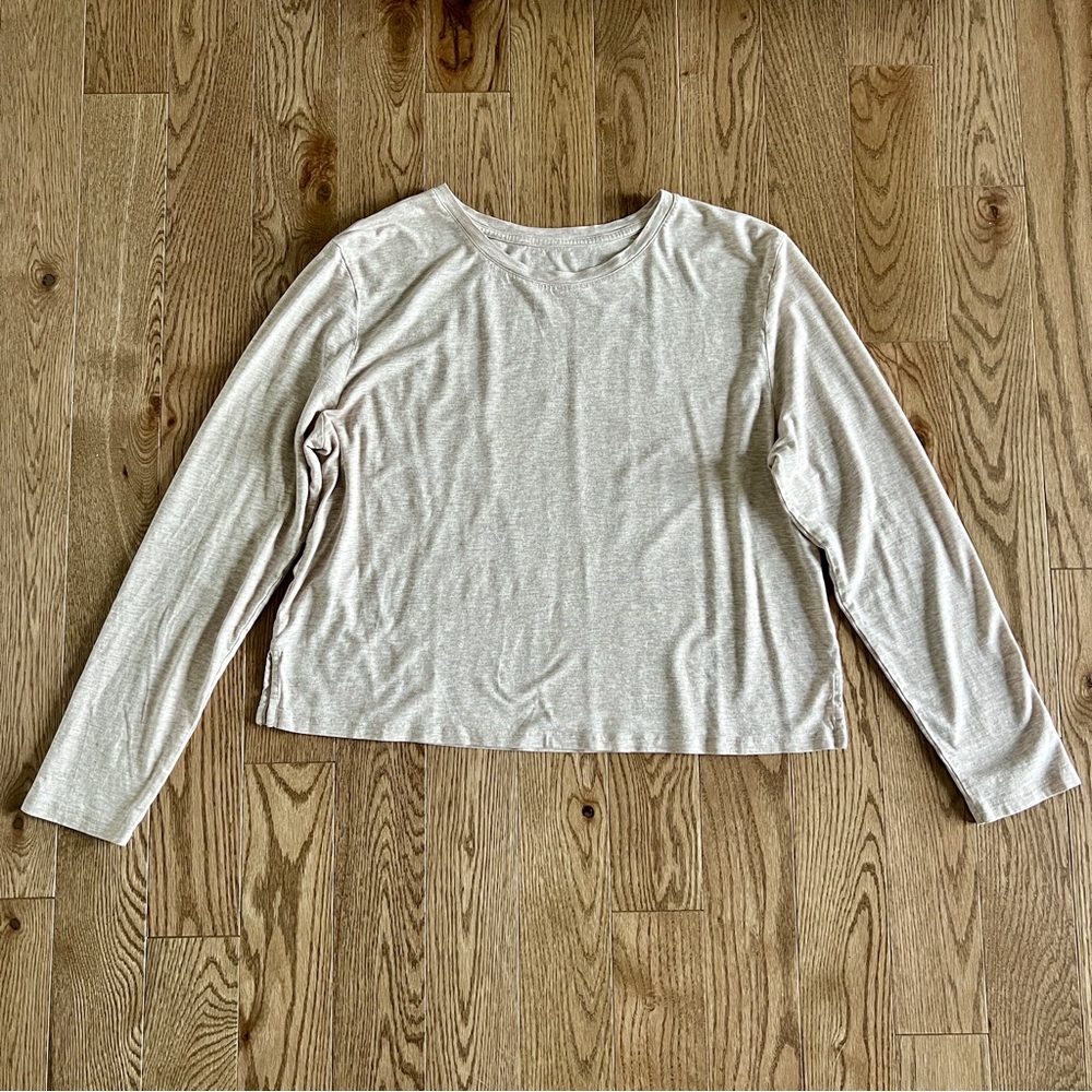 girlfriend collective Long Sleeve Cropped Tshirt